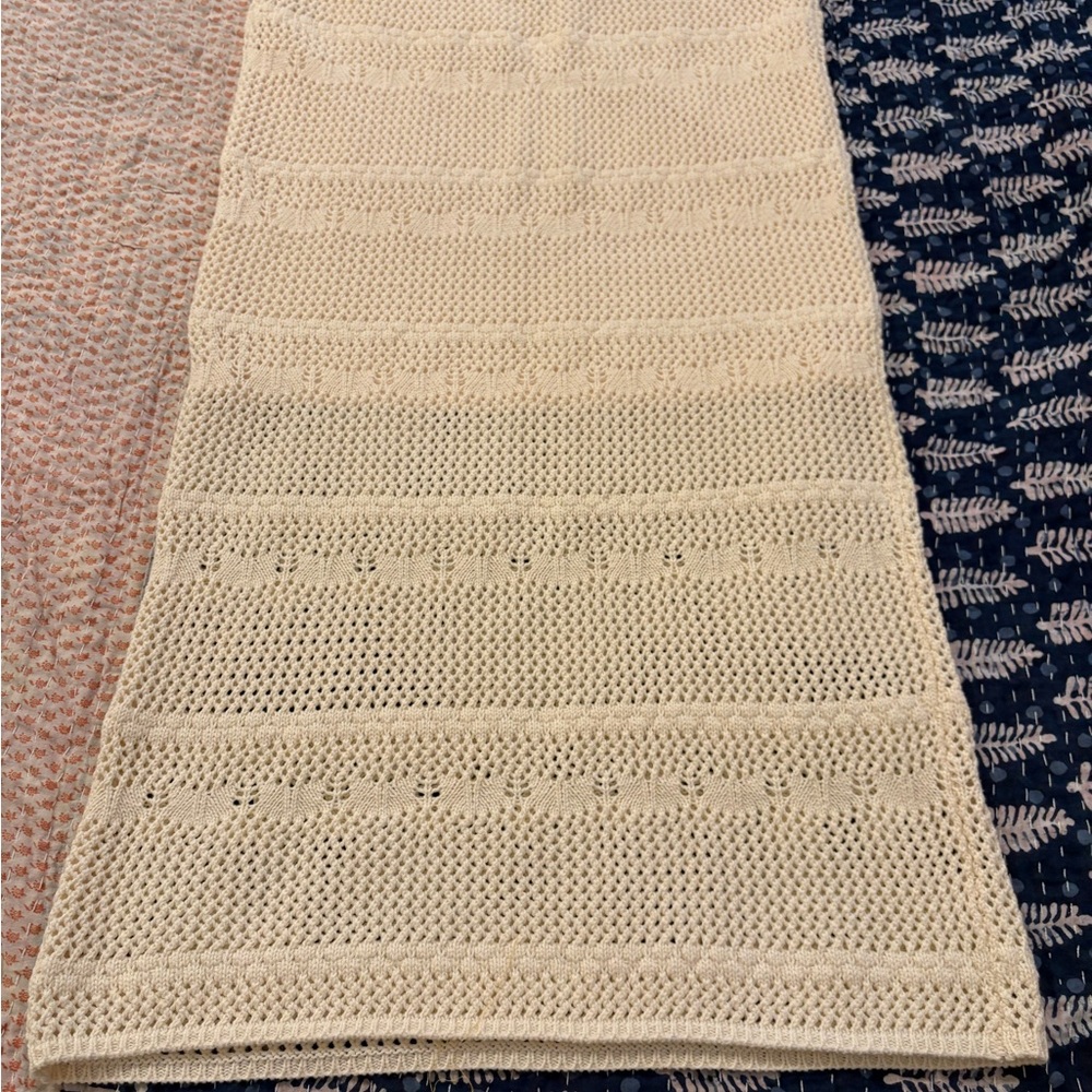 NWOT Set Haute Hippie Cream Knit Tank and Skirt - Picture 10 of 10